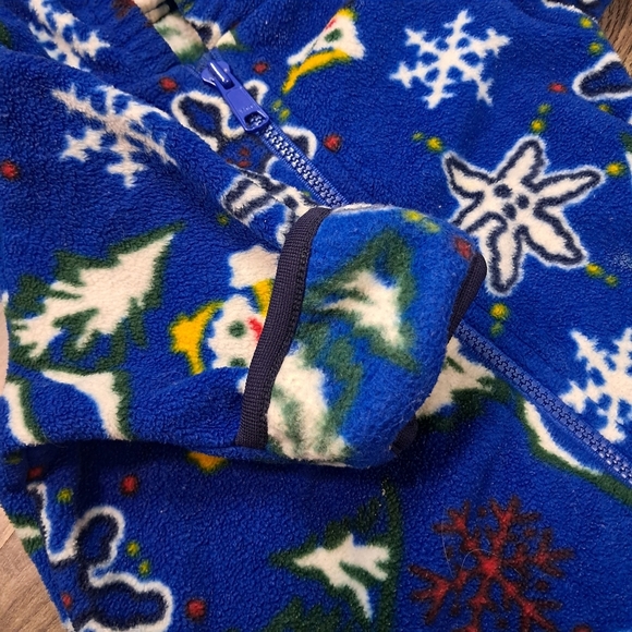 Columbia Fleece Snowsuit Baby Boys Size 0-6 Months - Picture 4 of 7